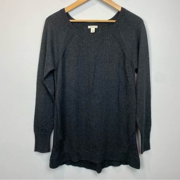 Caslon • open knit crew neck sweater - Picture 2 of 12